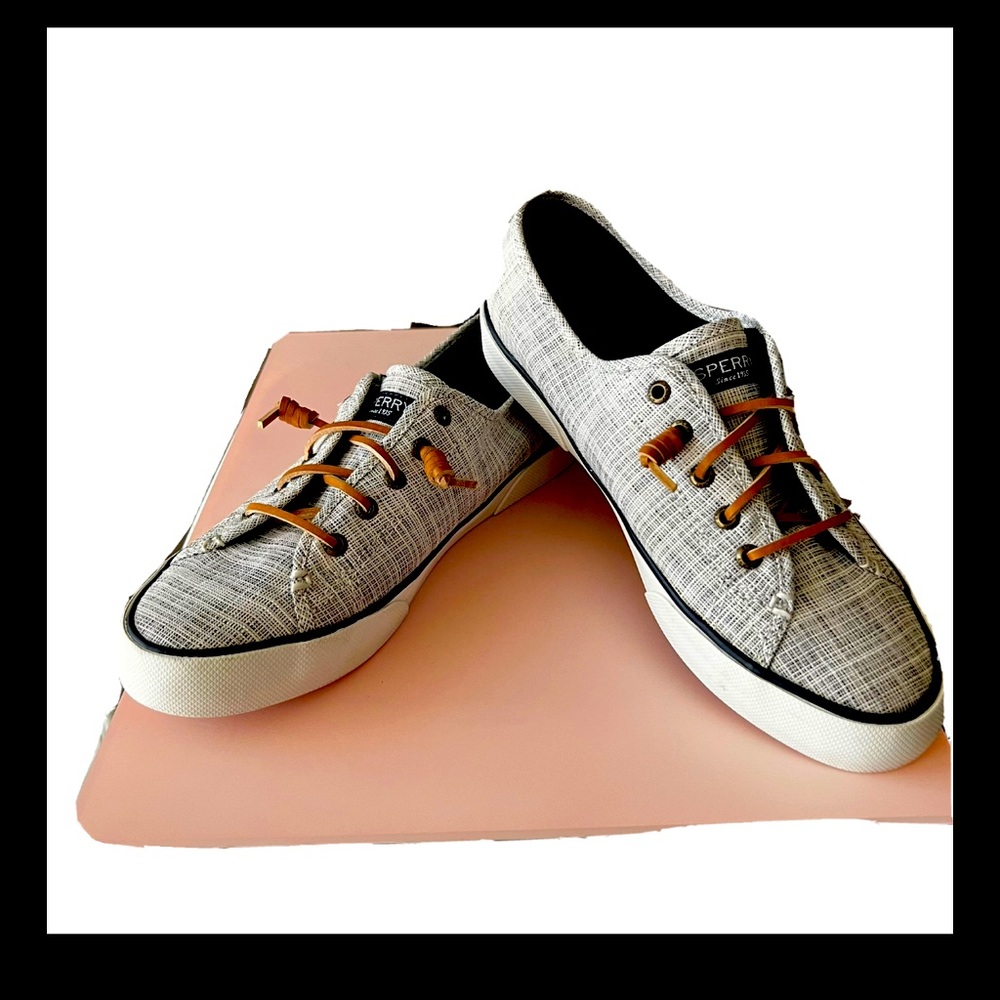 Sperry Top Sider Shoes Women's 9m Blue STS95236 Lace Up Casual Sneakers